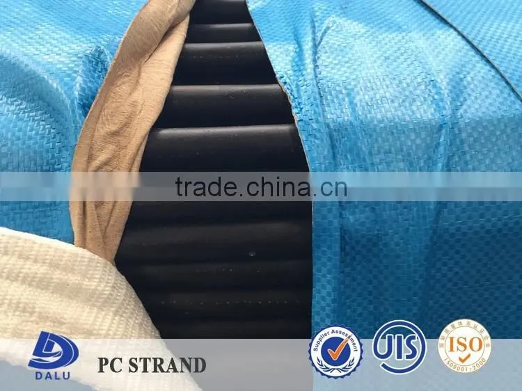 Building Material Concrete 7 Wire Prestressing 12.7mm Unbonded Strand