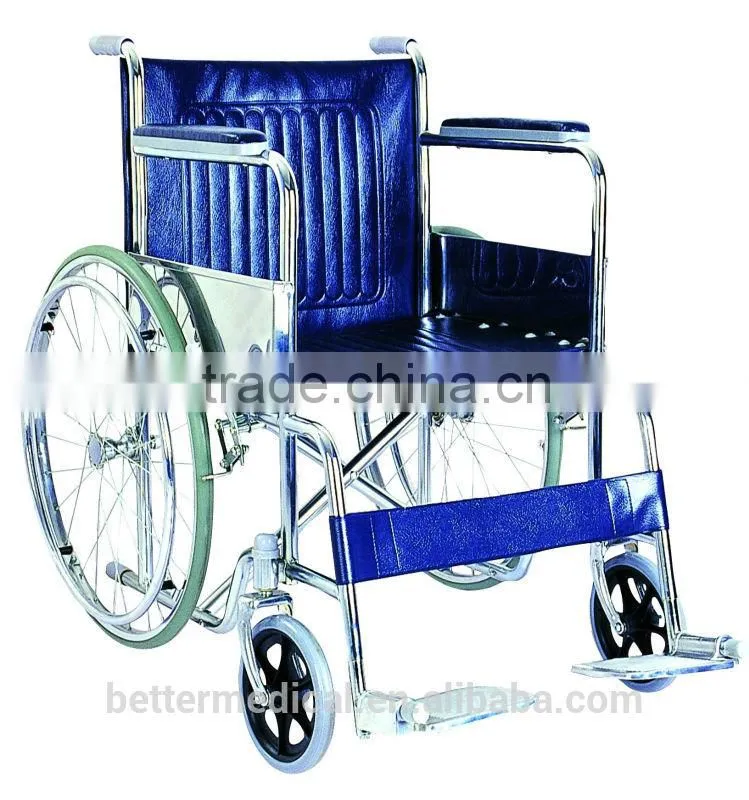 Elderly steel wheelchair