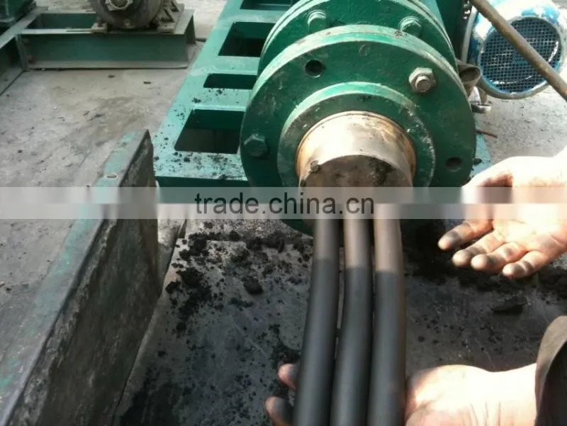 Low investment finger coal briquette extruder machine for smoking shisha hookah