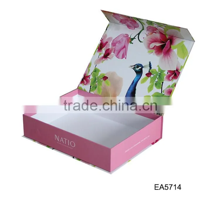 Hard paper gift box manufacturer, with lid custom paper box