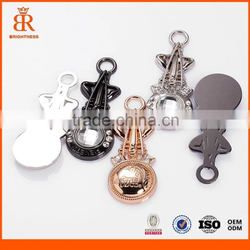 Metal zipper pullers zipper sliders for garment bags wholesale