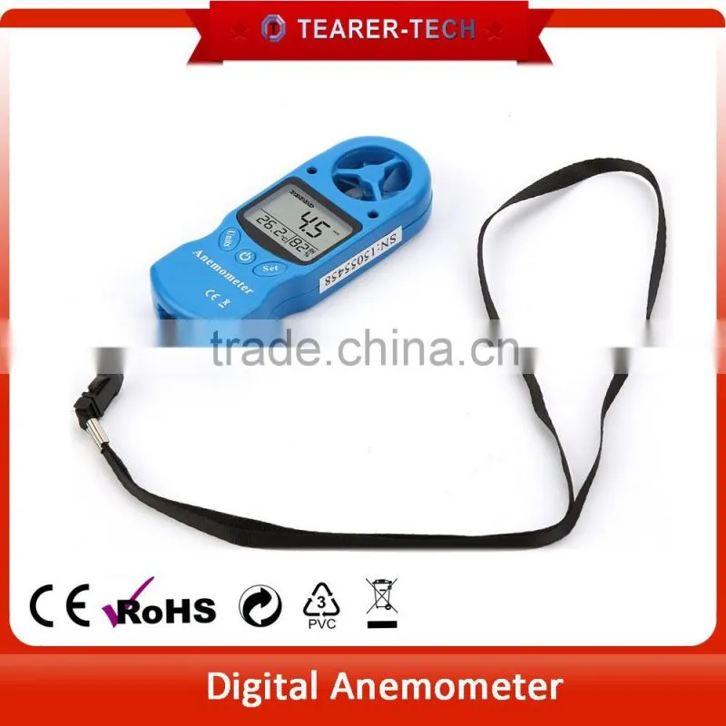 calibration function Portable Digital Anemometer Handheld LCD Electronic Wind Speed Air Volume Measuring Meter Backlight