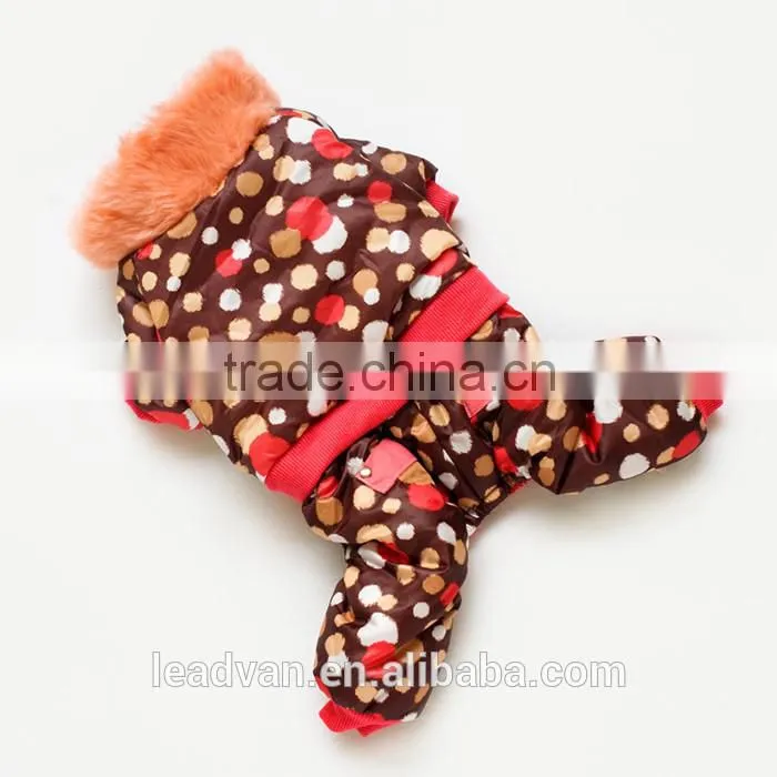 2014 Dog Thermal Clothes Fashion Winter Design Pet Cotton Lammy Pet Jacket with Hooded