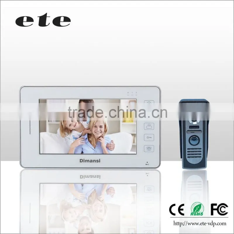 2016 waterproof digital ip multi apartment villa video intercom system
