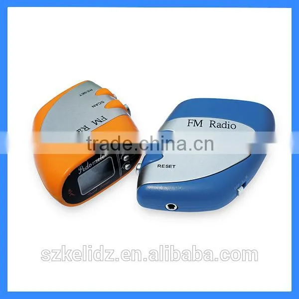 Multiple Radio Pedometer with Stopwatch