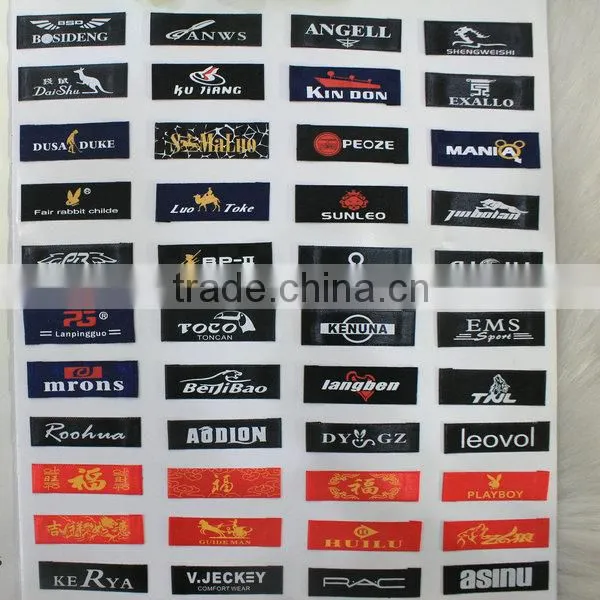 Good quality 100% polyester care label material