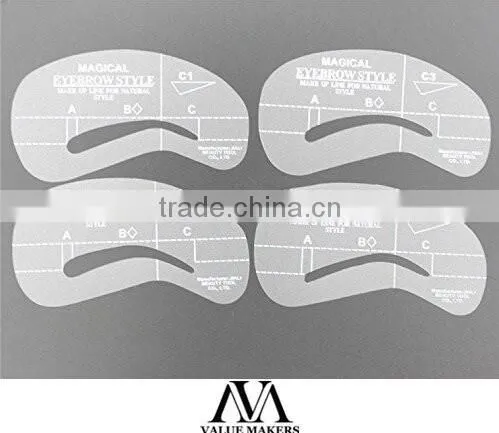 Makeup Eyebrow extension kit,makeup eyebrow stencils,eyebrow powder makeup