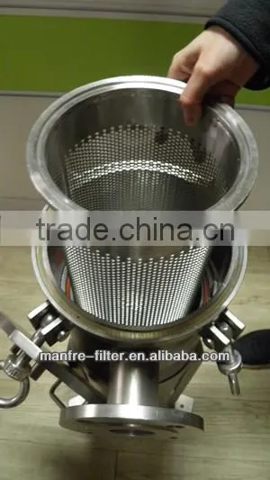 Stainless steel single bag filters
