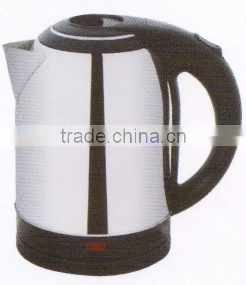 1.8L/2.0L big mouth stainless steel electric cordless kettle