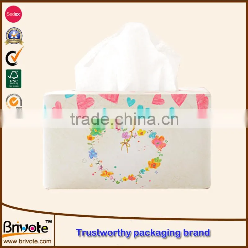 2015 Factory price wholesale fancy tissue tin box for tissue