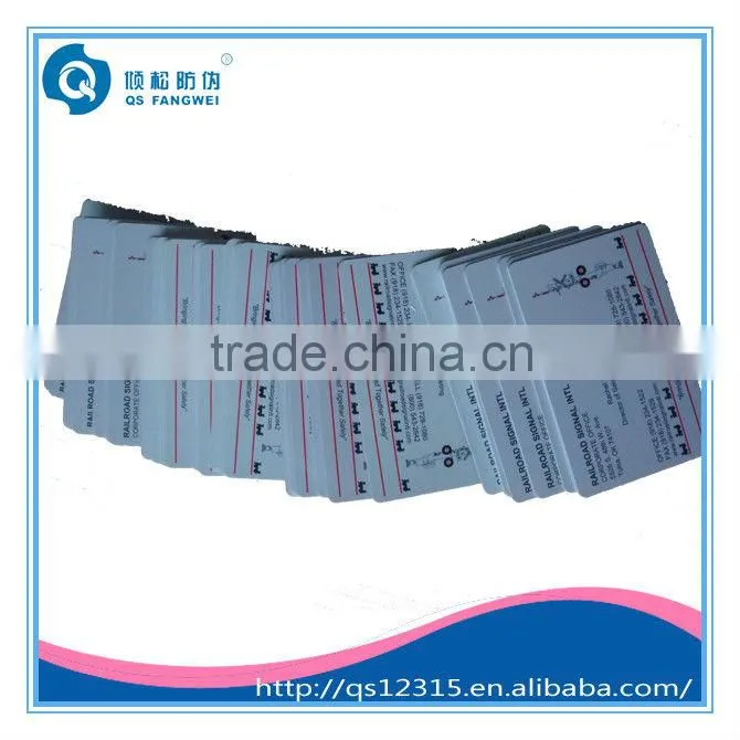 customed PVC membership card
