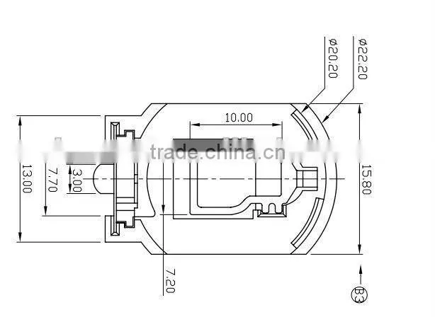 Best Price offer CR2032-8 SMT Battery Holder brown