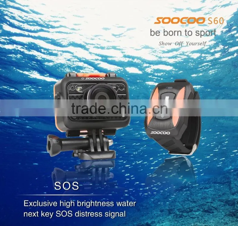 Original s60 Action Cameras Wi Fi 1080P Full HD 60m Diving Waterproof 170-degree Wide Angle Video Sport Remote Control Camera