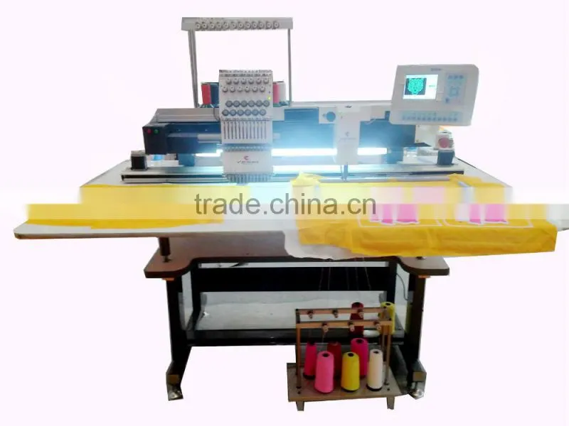 single head chain stitch embroidery machine, multi purpose chenille embroidery computer machine