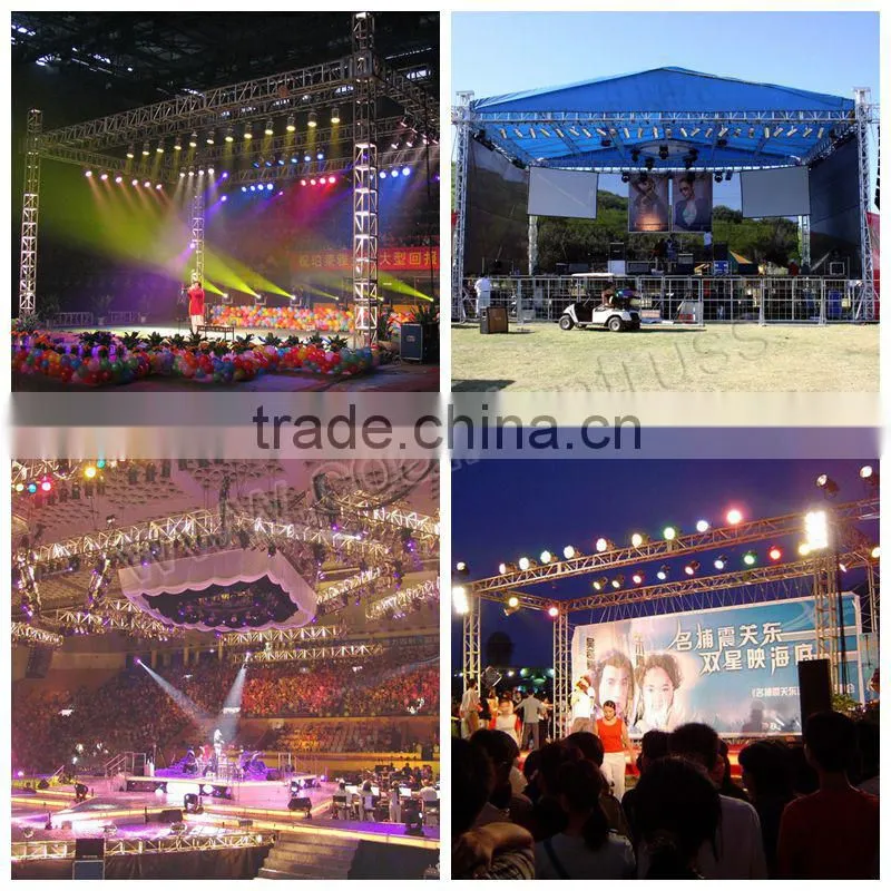 Useful stage light aluminium truss indoor and outdoor stage truss system