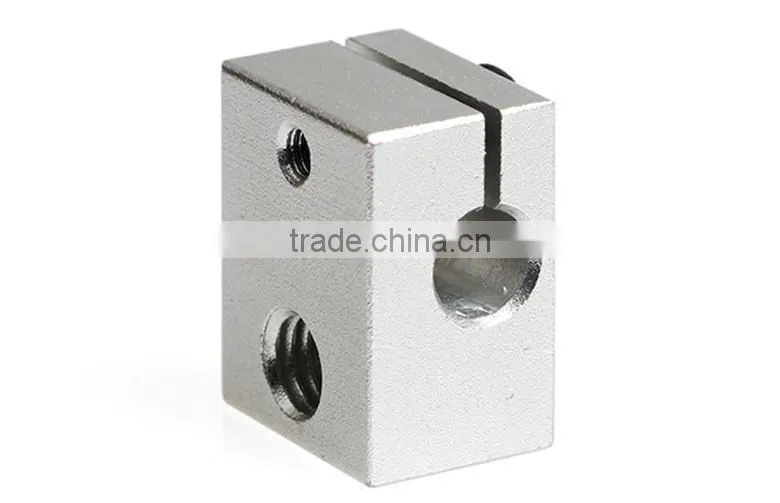 E3D V6 heating aluminum block for RepRap Makerbot MK7/MK8 Extruder 3D Printer Part