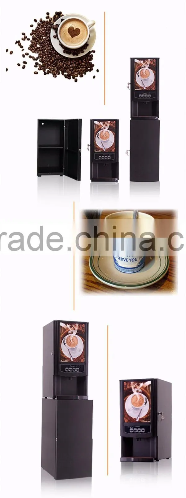 Economic coin operated coffee vending machine price