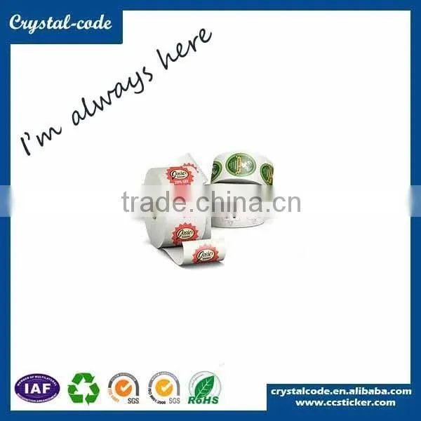 High-quality custom waterproof barcode sticker roll