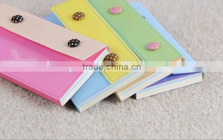 Mini book with buttons