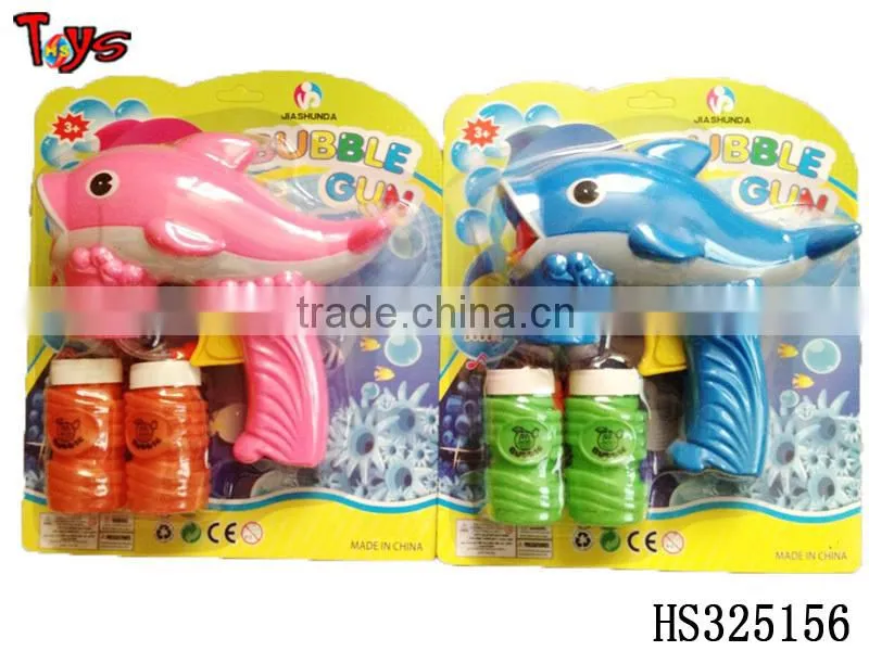 customized plastic fish bubble gun innovative product for kids