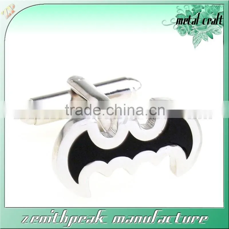 High quality cufflink factory metal animal head cufflink