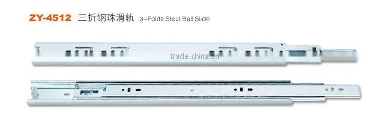 ZY:45MM(1.2*1.2*1.4mm) Telescopic Sliding Drawer Channel