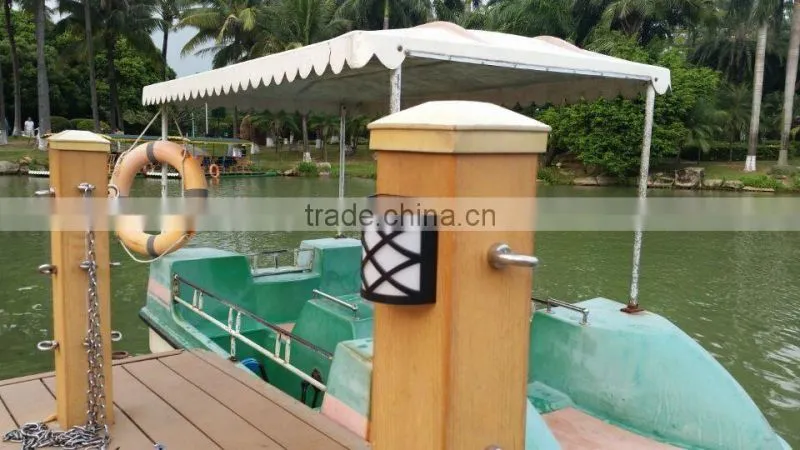 ABS PC waterproof black Solar energy charging solar light for garden street courtyard
