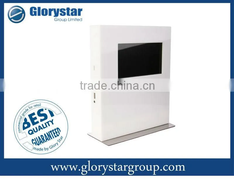 7" advertising display stand for retailer customer
