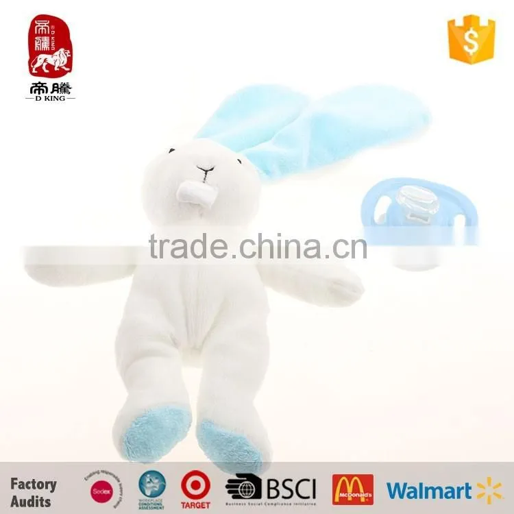 Custom Hot Selling Rabbit Animal Toy Funny Baby Pacifier