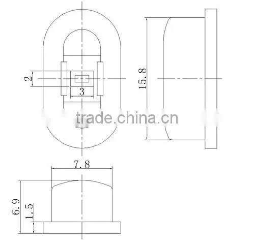 SC307 Push button switch cap