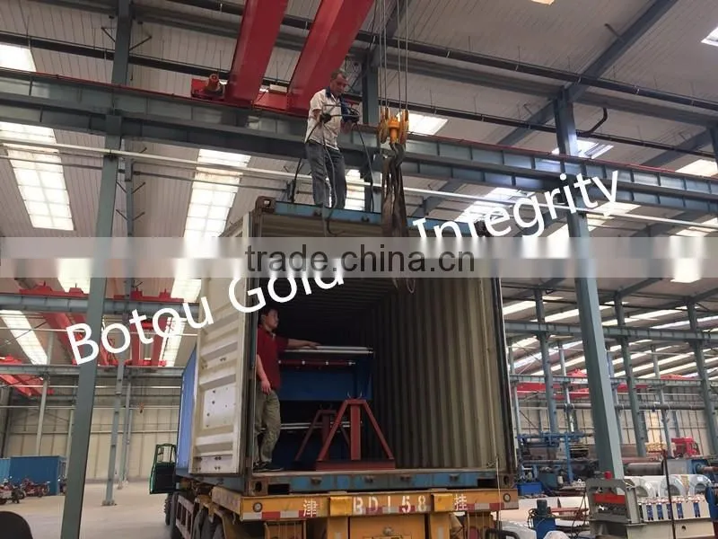 New model roof tile PPGI GI ridge cap roll forming machine