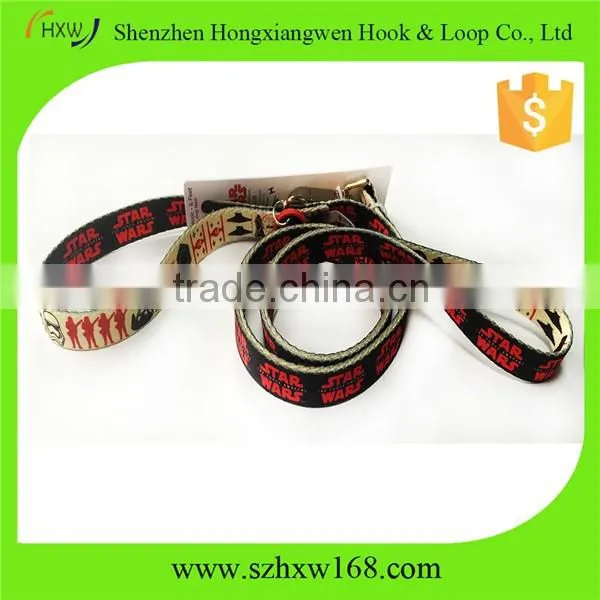 Personlized customized adjustable nylon dog collars and leashes