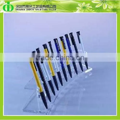 DDE-0065 Trade Assurance Clear Ballpoint Pen Stand for Wholesale