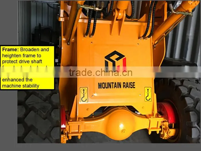 mini hoflader loading machine 1.5 ton small wheel loader for sale