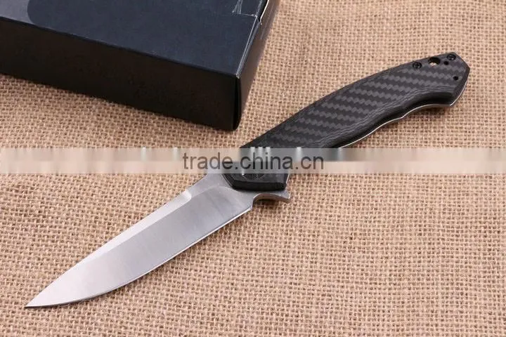 OEM carbon fiber material outdoor rescue pocket knife