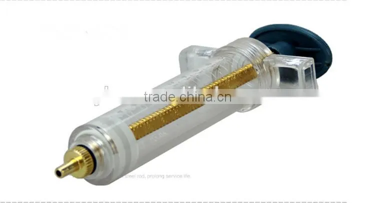 Professional fatory veterinary instruments injector plastic steel syringe