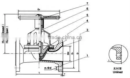 SAUNDERS DIAPHRAGM VALVE FULL FLOW