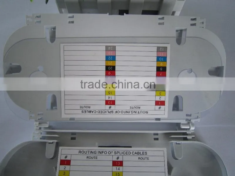 ABS Plastic 12port fiber optic splice tray,fiber splicing tray