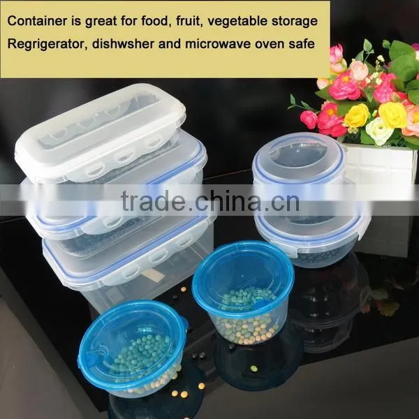 750ml cylindrical food storage container with airtight lid