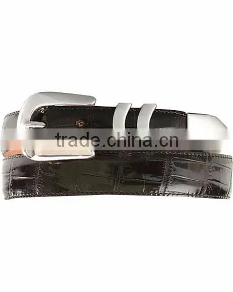 Fashion Women Leather Dress Belt Crocodile Print Belt