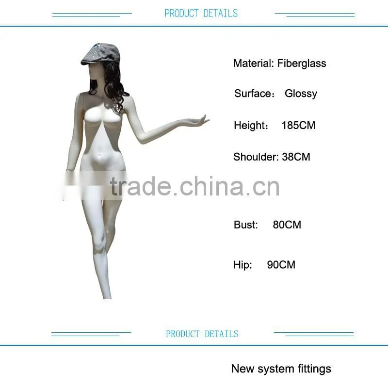 Plus Size White Glossy Sexy High Quality Mannequin Factory In China
