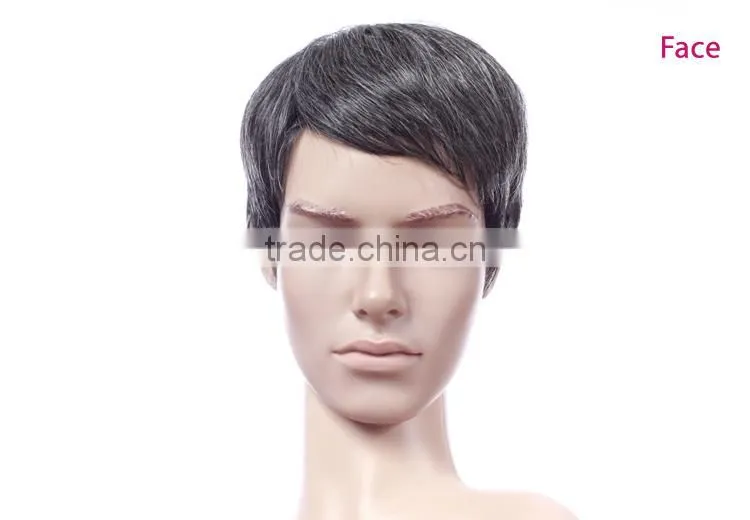 Free wig catalogs topper synthetic hairstyle cap short hair full silk lace wig silk top