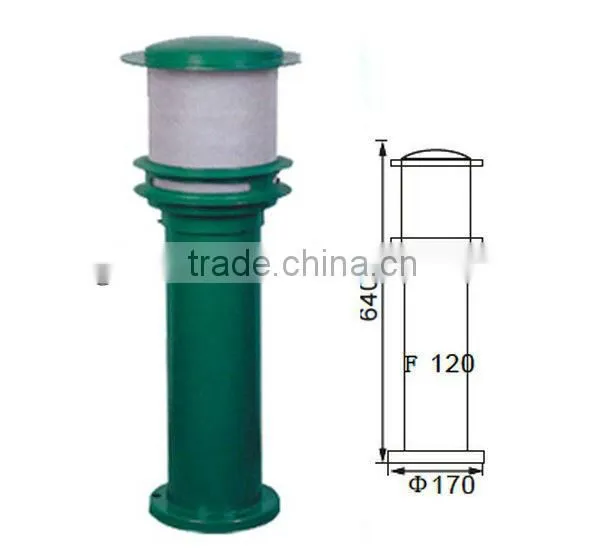 E27 Lamp Holder Garden Bollard Light GLT-L004