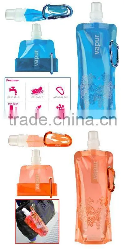 2016 New 16oz flexiable water bottle plastic water bottle