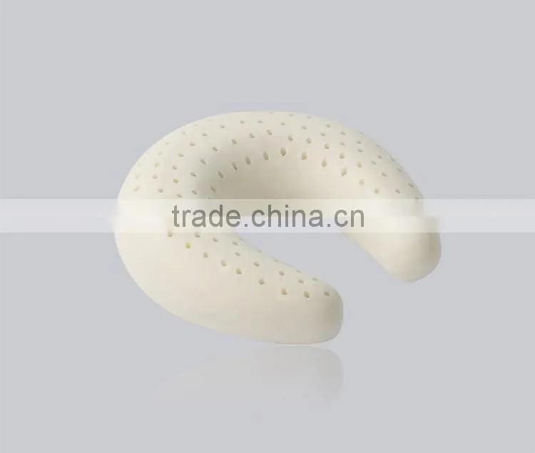 XD-KO006 70D natural latex massage pillow/j pillow travel pillow/mermaid pillow with size 28*28*12