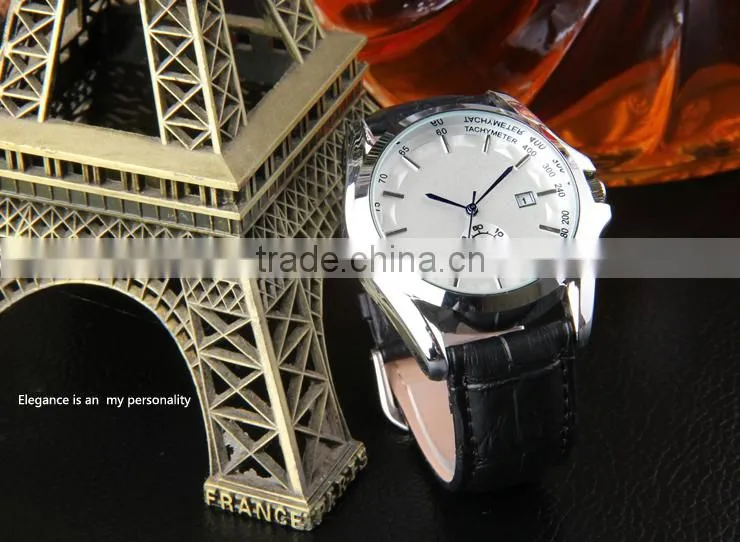 New trend fashion men watches leather watches special mens leather watches