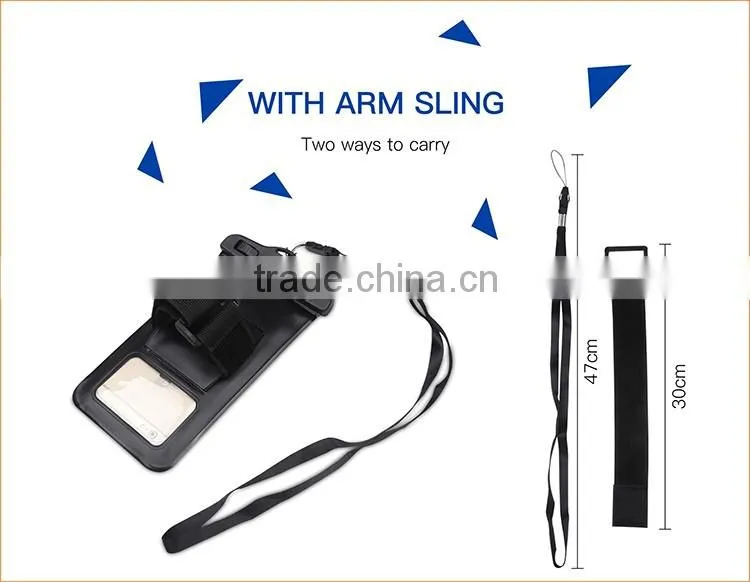BUBM cheap hot pvc phone waterproof case/cell phone waterproof dry bag/floating waterproof phone bag
