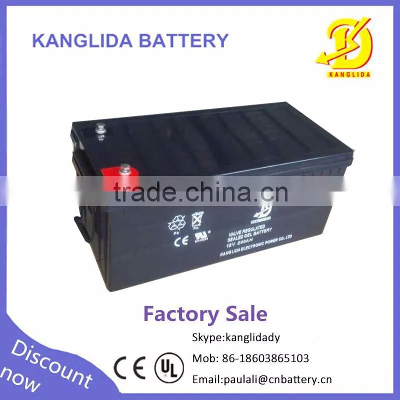 12v 200ah lead acid solar battery 12 volt 200 amp solar batteries2016 hot sale