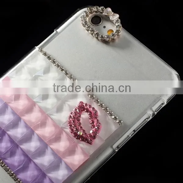 custom diamond case for iphone 6 plus 5.5 inch, cell phone cover case for iphone6 plus