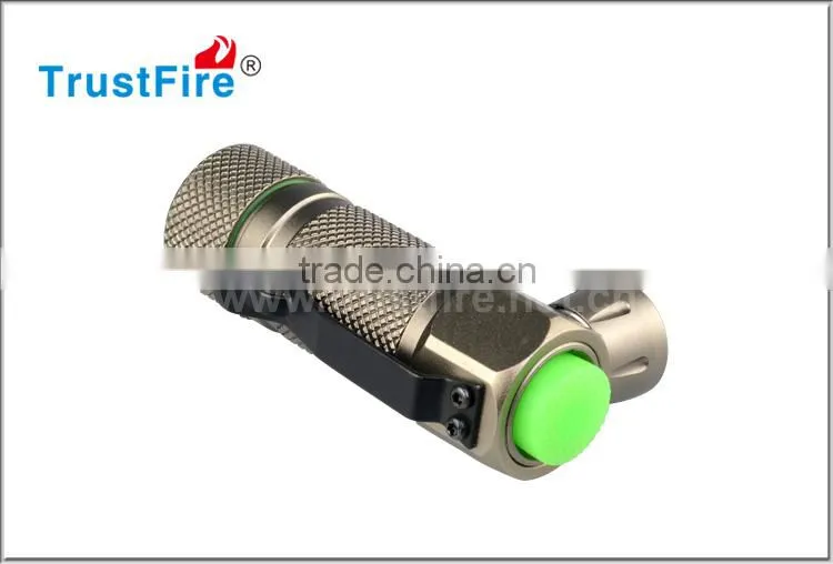 Trustfire LED mini keychainrechargeable torch led stainless steel pocket flashlight